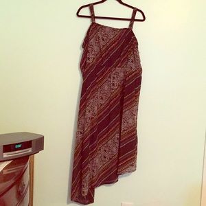 Sundress with removable straps
